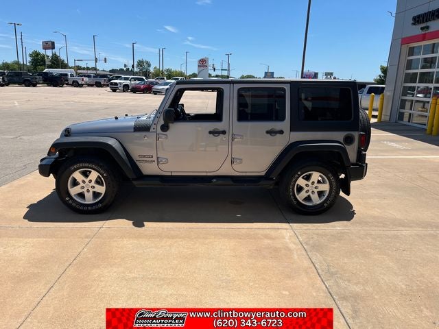 Used 2014 Jeep Wrangler Unlimited Sport with VIN 1C4HJWDG4EL232598 for sale in Emporia, KS