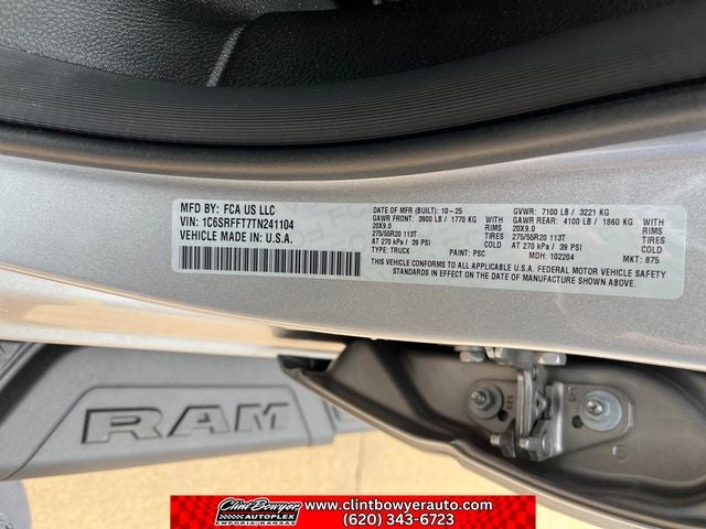 2026 RAM 1500 Big Horn/Lone Star