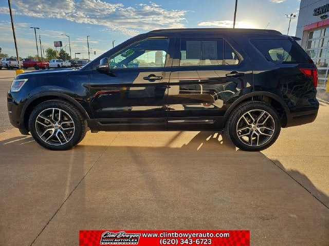 Used 2018 Ford Explorer Sport with VIN 1FM5K8GT8JGB57861 for sale in Emporia, KS