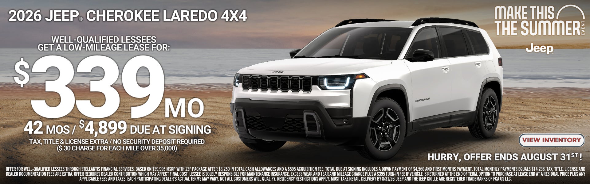 cherokee laredo $339/42/$4899