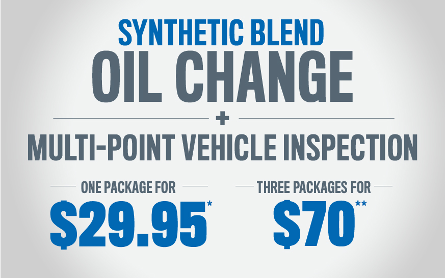 Synthetic Blend Oil Change